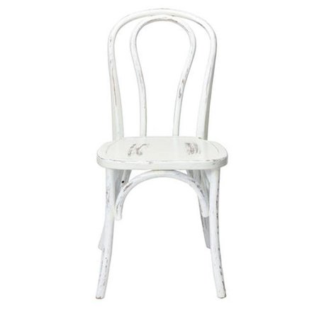 COMMERCIAL SEATING PRODUCTS Commercial Seating Products W-611-X02-BENTW-WW American Classic Sonoma Bentwood Stackable Chair - White Wash - 35 in. W-611-X02-BENTW-WW-WEB1